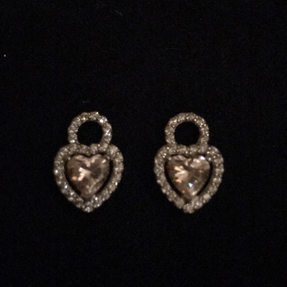 2 Diamond 💎 pendants real silver 🌹
